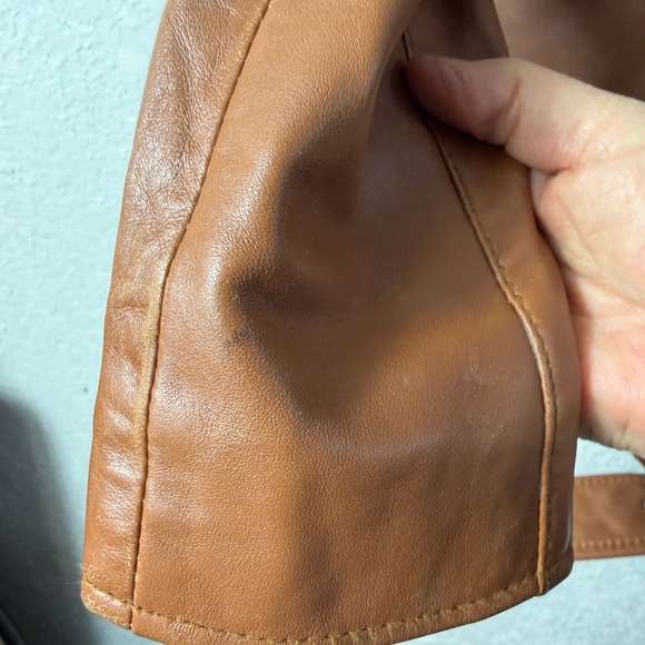 Quince 100% Leather Motorcycle Jacket Sz M - Picture 7 of 8